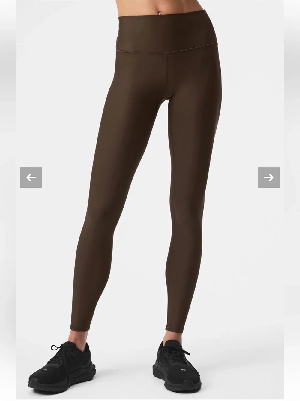 ALO Yoga 7/8 High-Waist Airlift Leggings in Espresso